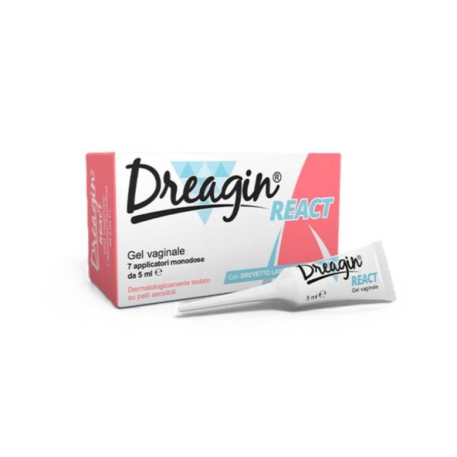 Dreagin React Gel Vaginale Intimo Lenitivo 7 Tubi Monodose Dreagin React Gel Vaginale Intimo Lenitivo 7 Tubi Monodose