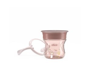 Chicco Tazza Perfect 360 rosa 12m+ - tazza educativa a 360Â° anti-perdita