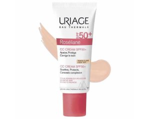 Uriage Roseliane CC Cream SPF 50+ 40 ml Crema Viso Anti Rossori Uniformante per Pelle Sensibile con Alta Protezione Solare