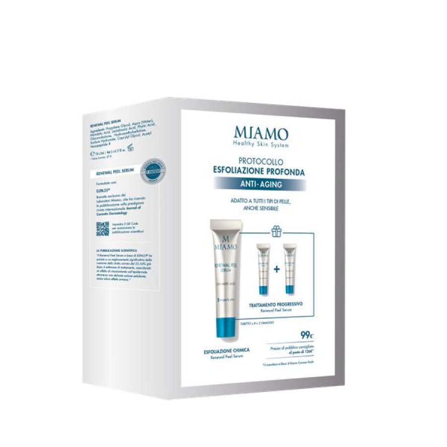 Miamo Protocollo Esfoliazione Profonda Anti Età Renewal Peel Serum Miamo Protocollo Esfoliazione Profonda Anti Età Renewal Peel Serum