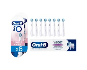 Oral-B iO Testine di Ricambio Gentle Care colore Nero 8 testine