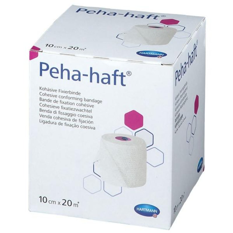 Peha Haft Benda Elastica Autoaderente Senza Lattice 10 cm x 20 m 1 Pezzo Peha Haft Benda Elastica Autoaderente Senza Lattice 10 cm x 20 m 1 Pezzo