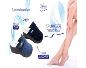 Cliawalk Warm 8 camel n. 38 - calzature da casa imbottite