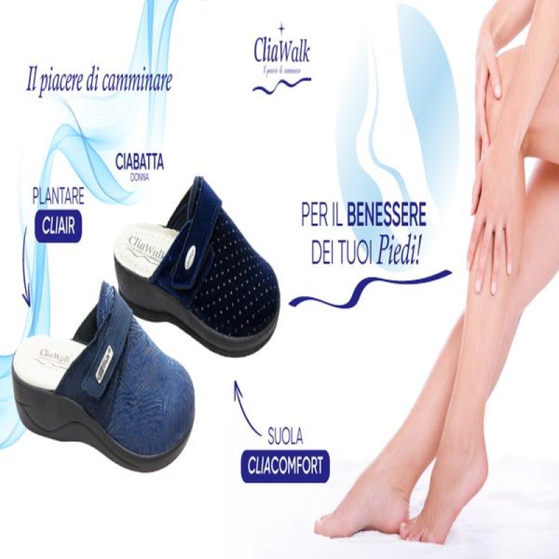 Cliawalk Warm 8 camel n. 38 - calzature da casa imbottite