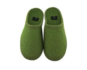 Cliawalk Warm 12 verde n. 39 - pantofole calde in tessuto