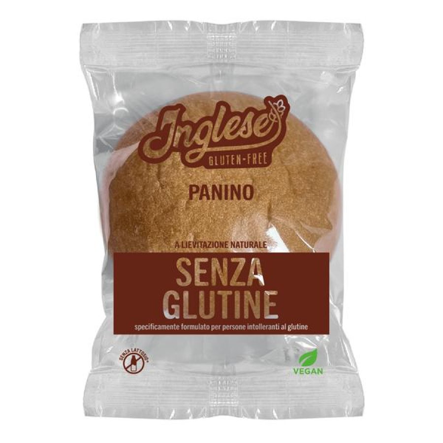 Inglese panino bianco 1 pezzo - panino senza glutine da farcire Inglese panino bianco 1 pezzo - panino senza glutine da farcire