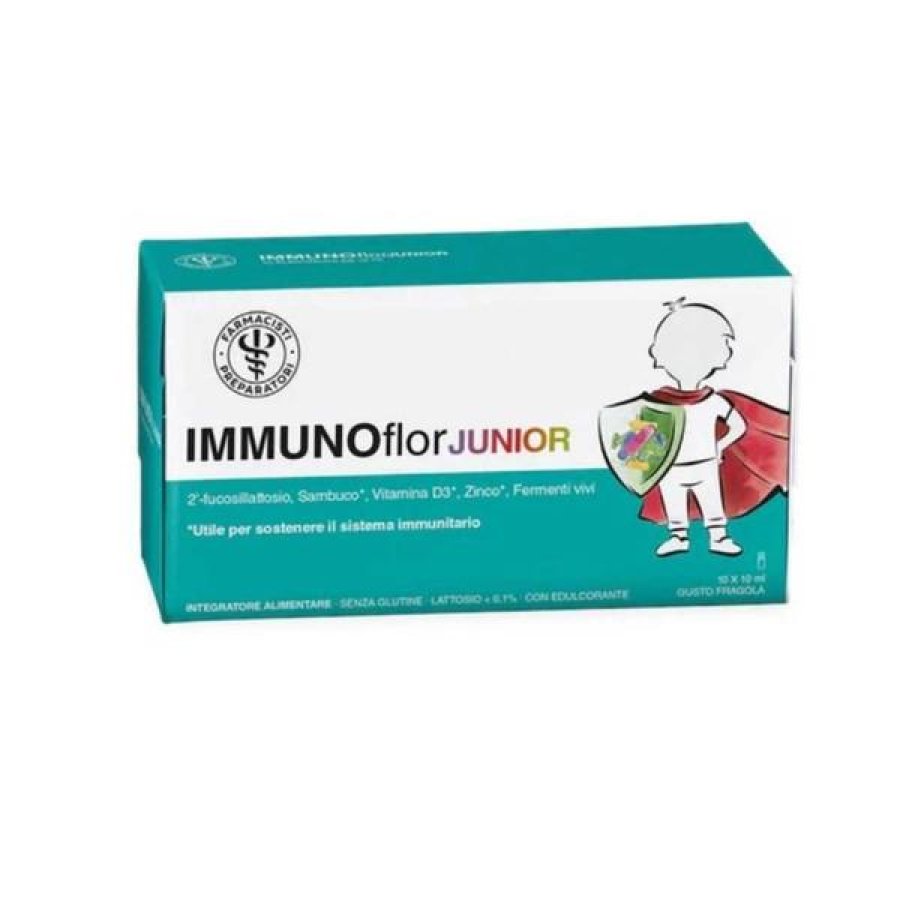 Flogobrom Junior 10 flaconcini - integratore per stati febbrili e infiammatori nei bambini Flogobrom Junior 10 flaconcini - integratore per stati febbrili e infiammatori nei bambini
