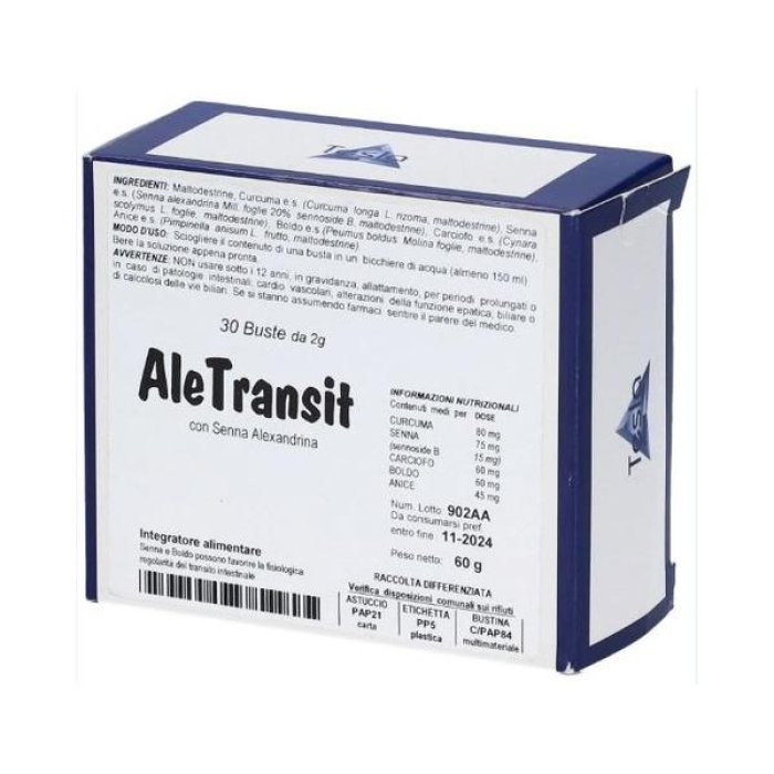 Aletransit 30 capsule Tesla - integratore per regolarita intestinale Aletransit 30 capsule Tesla - integratore per regolarita intestinale