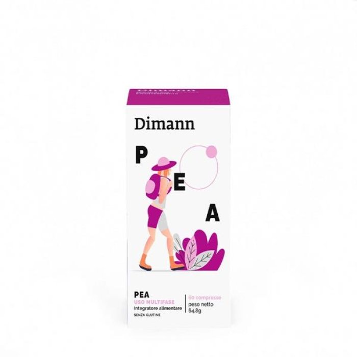 Dimann Palmitoiletanolamide PEA 60 Compresse Integratore per Dolore Pelvico e Cistite Interstiziale