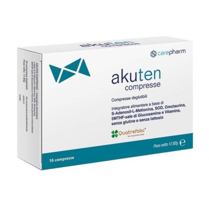 Akuten Pro Integratore Antinfiammatorio per Dolori Articolari e Muscolari 30 Compresse