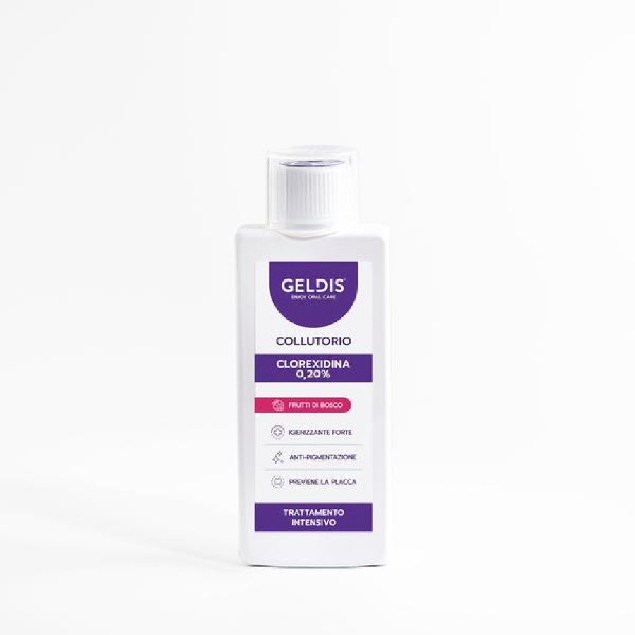 Geldis clorexidina 0,20% menta - collutorio con clorexidina gusto menta Geldis clorexidina 0,20% menta - collutorio con clorexidina gusto menta