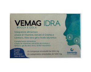 Vemag Idrabocca Gola 20 Compresse Orali Lenitive per Gola Secca e Irritata