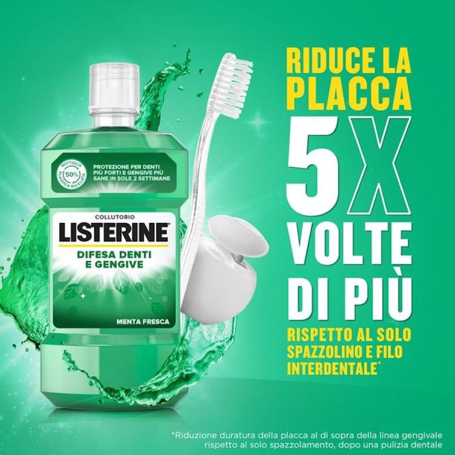 Listerine Collutorio Denti and Gengive Delicate 80 Millilitri Igiene Orale Quotidiana Antiplacca e Antibatterica Listerine Collutorio Denti and Gengive Delicate 80 Millilitri Igiene Orale Quotidiana Antiplacca e Antibatterica