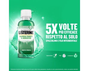 Listerine Difesa Denti e Gengive Collutorio Antibatterico 80 ml – Protezione Quotidiana per Denti e Gengive Sane