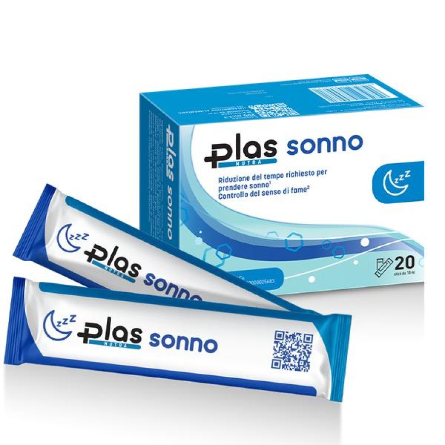 Plas Sonno 20 Stick Pack Integratore per il Sonno Rilassante in Stick Monodose Plas Sonno 20 Stick Pack Integratore per il Sonno Rilassante in Stick Monodose