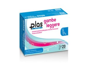 Plas Gambe Leggere Integratore per la Circolazione delle Gambe in Stick Orali, Sollievo e Conforto, Confezione 20 Stick – Biomarkt