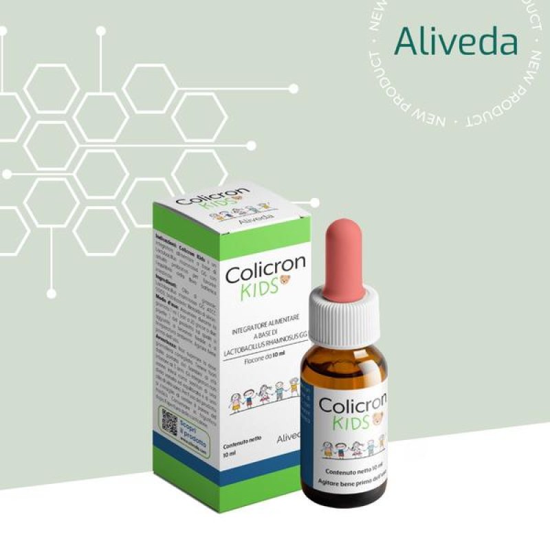Colicron Kids 1,2 grammi Flaconcini Integratore per Bambini Coliche Gassose e Benessere Intestinale