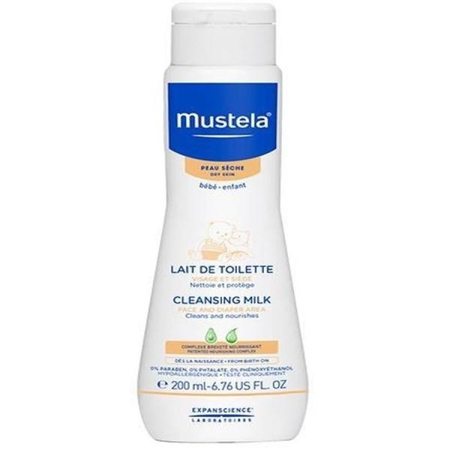 Mustela Latte Toilette Detergente Delicato per Neonati e Bambini 200 ml Mustela Latte Toilette Detergente Delicato per Neonati e Bambini 200 ml