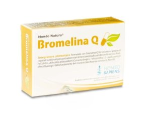 Bromedi Integratore Alimentare 20 Capsule a Base di Bromelina e Diosmina per Circolazione e Drenaggio dei Liquidi