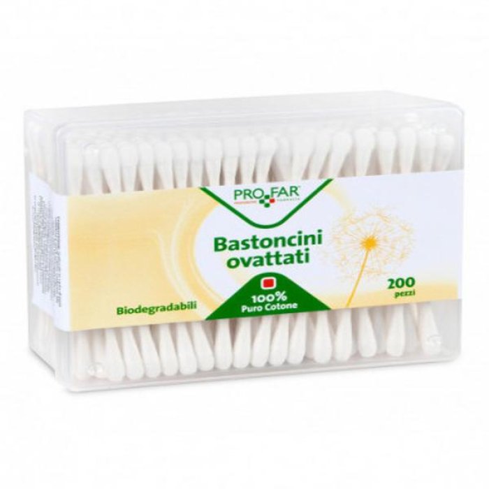 Pharmamentis bastoncini cotone 200 pezzi - bastoncini ovattati per igiene quotidiana Pharmamentis bastoncini cotone 200 pezzi - bastoncini ovattati per igiene quotidiana
