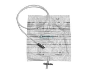 Sacca Raccolta Urina 2 Litri senza Valvola con Tubo 90 cm per Catetere a Letto, Monouso Sterile – Comfort and Sicurezza and Protezione per your Igiene Intima