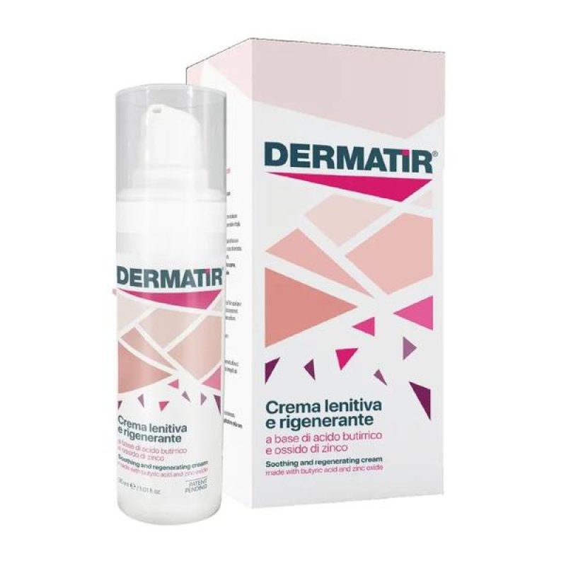 Dematir 30 ml crema dermatologica lenitiva per post trattamento irritazioni e arrossamenti della pelle Dematir 30 ml crema dermatologica lenitiva per post trattamento irritazioni e arrossamenti della pelle