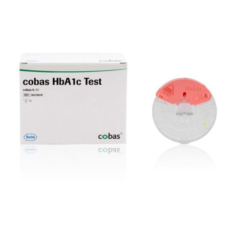 Cobas b101 HbA1c 10 test - cartucce di test HbA1c per analizzatore Cobas b101 Cobas b101 HbA1c 10 test - cartucce di test HbA1c per analizzatore Cobas b101
