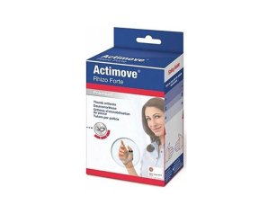 Tutore per pollice Actimove Rhizo Forte mano sinistra taglia grande supporto stabilizzante per rizartrosi e lesioni legamentose