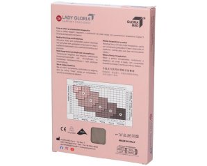 Ladygloria 24 Collant a Compressione Graduata Forte Colore Daino Taglia 3 per Gambe Affaticate e Prevenzione Vene Varicose