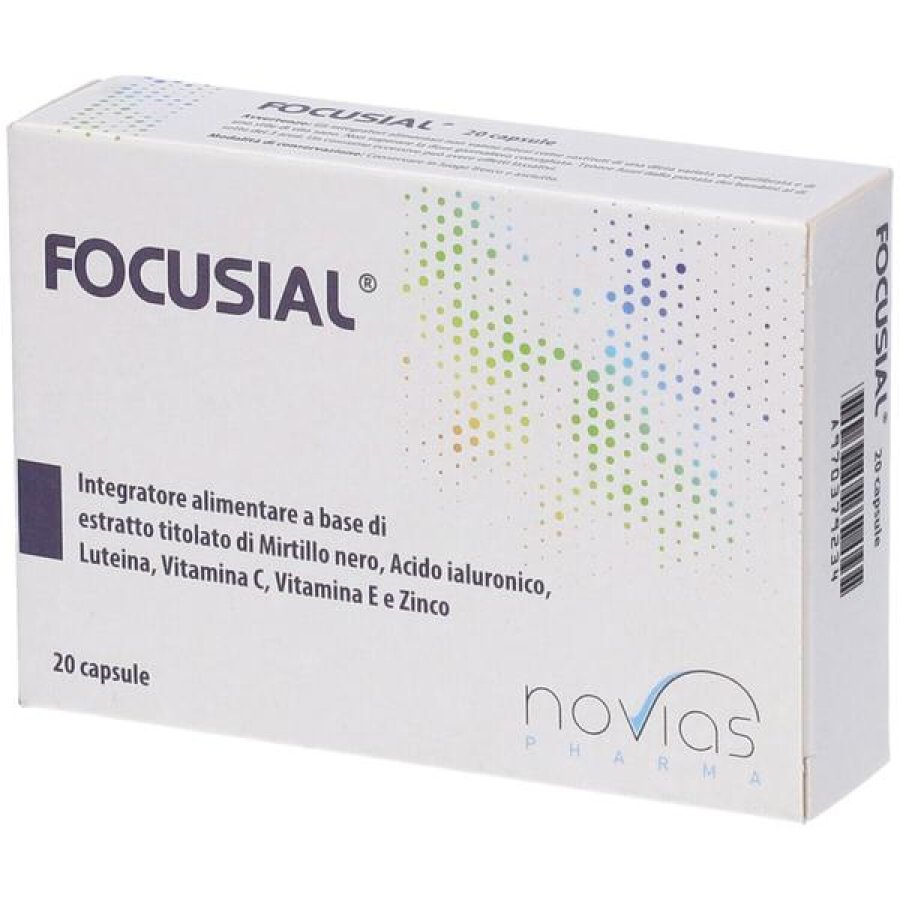 Innovazioni Terapeutiche Focusial 20 Capsule 596 Mg Innovazioni Terapeutiche Focusial 20 Capsule 596 Mg