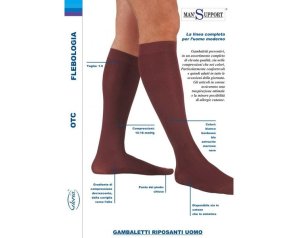 Gloria Man 18 Gambaletto a Compressione 18 mmHg Blu - calza elastica uomo