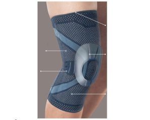 Ginocchiera elastica ortopedica Genulastik 04 di sostegno per ginocchio