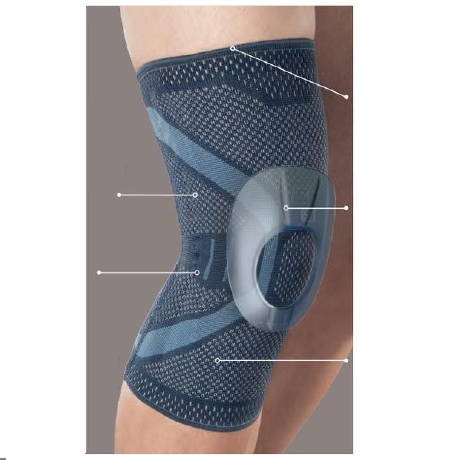 Ginocchiera elastica ortopedica Genulastik 04 di sostegno per ginocchio Ginocchiera elastica ortopedica Genulastik 04 di sostegno per ginocchio
