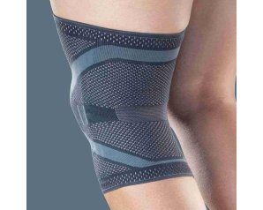 Genulastik 04 Ginocchiera Ortopedica Elastica di Sostegno per Ginocchio R4 per Stabilizzazione e Compressione