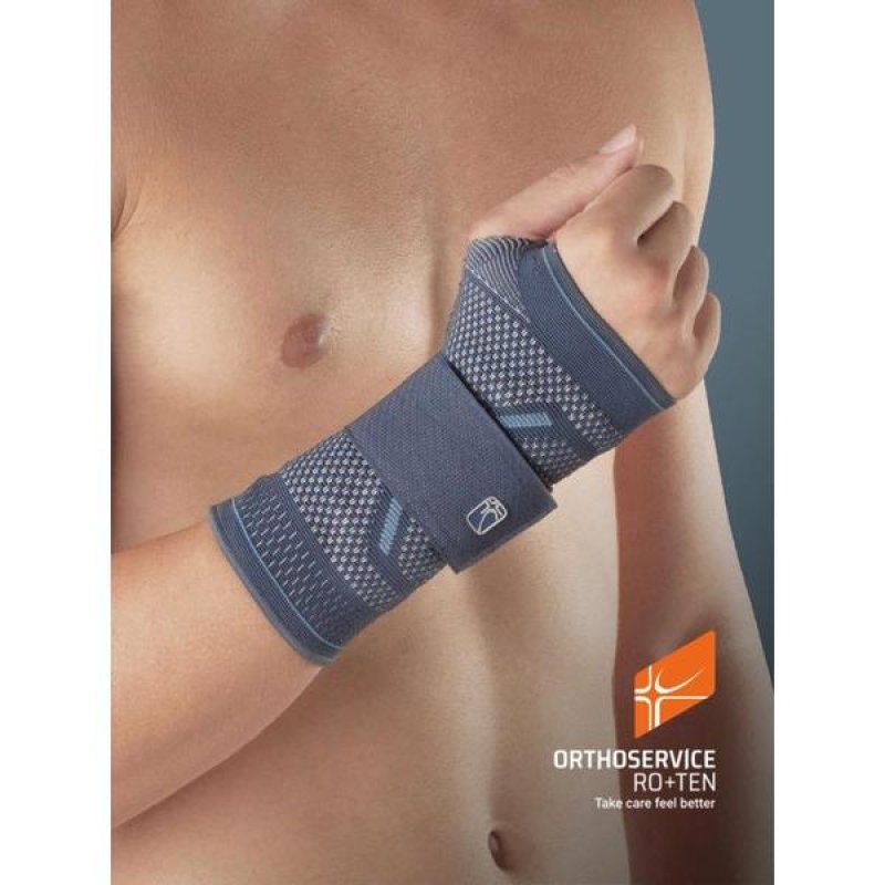 Polsiera Manulastik 19 Destra R6 &ndash; Tutore Polso Ergonomico per Tendinite, Dolore Articolare e Sostegno Sportivo