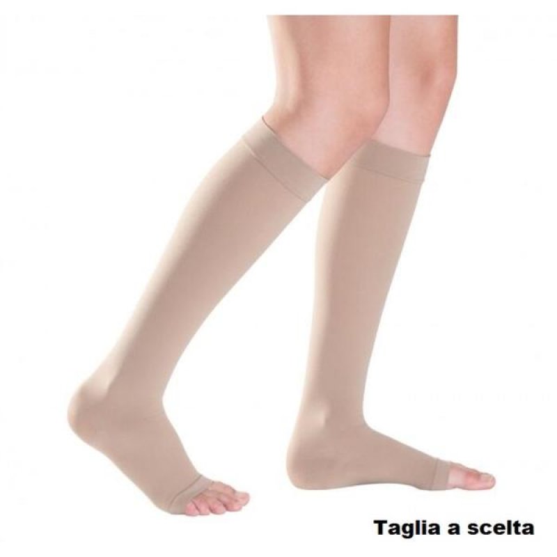 Medi 14 gambaletto sabbia punta aperta 2 2204PA - gambaletto elastico preventivo 14 mmHg Medi 14 gambaletto sabbia punta aperta 2 2204PA - gambaletto elastico preventivo 14 mmHg