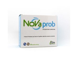 Novaprob integratore probiotico 30 bustine da 4 g senza glutine e lattosio