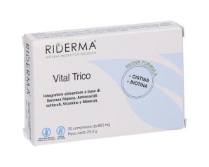 Riderma Vital Trico Integratore alimentare 30 Compresse
