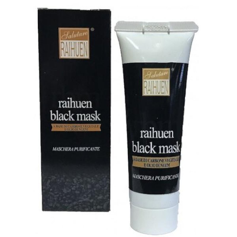 Black Mask maschera velo nera maschera viso purificante in tessuto Black Mask maschera velo nera maschera viso purificante in tessuto