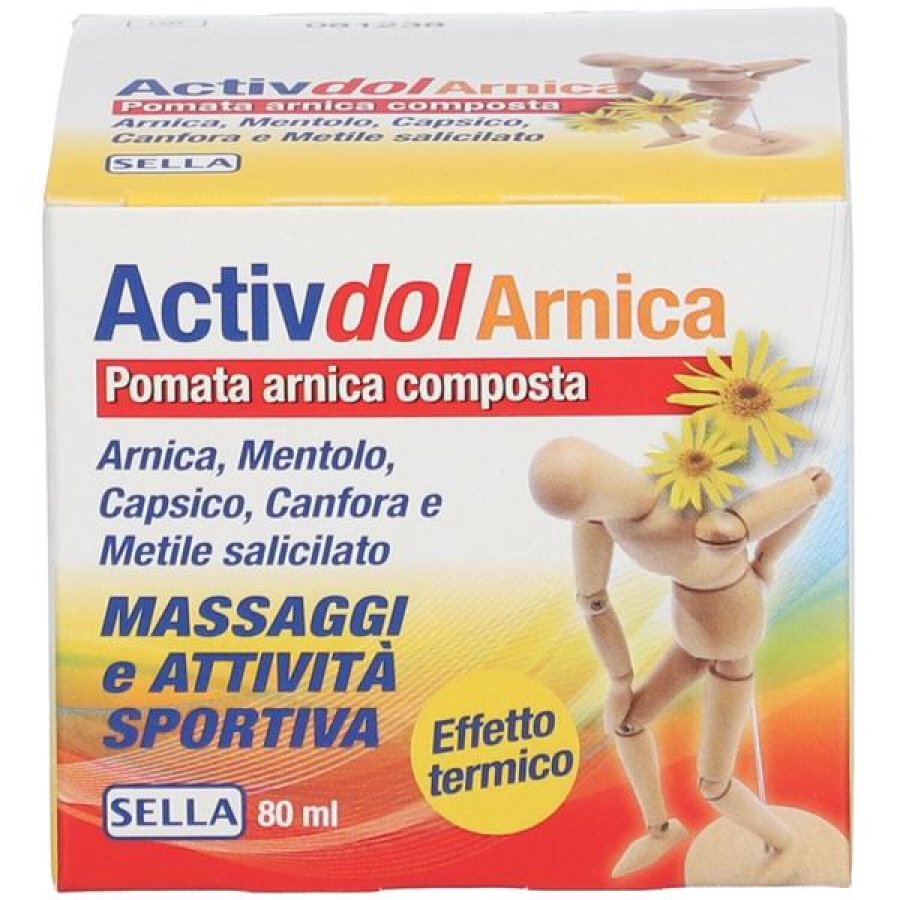 Sella Activdol Arnica Pomata Composta 80 ml Sella Activdol Arnica Pomata Composta 80 ml