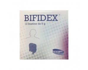 Bifidex Integratore Probiotico in Bustine 12 Bustine da 5 Grammi con Fermenti Lattici Vivi per Equilibrio della Flora Intestinale