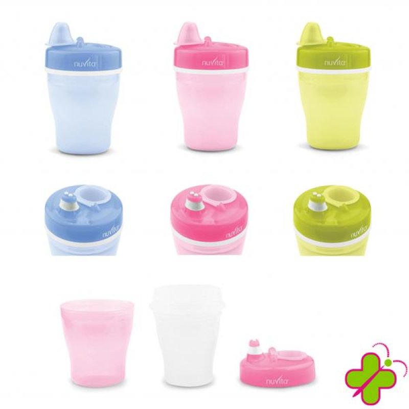 Nuvita Tazza Con Cannuccia E Doppio Isolamento Termico Verde 18 M+ 200 Ml Nuvita Tazza Con Cannuccia E Doppio Isolamento Termico Verde 18 M+ 200 Ml