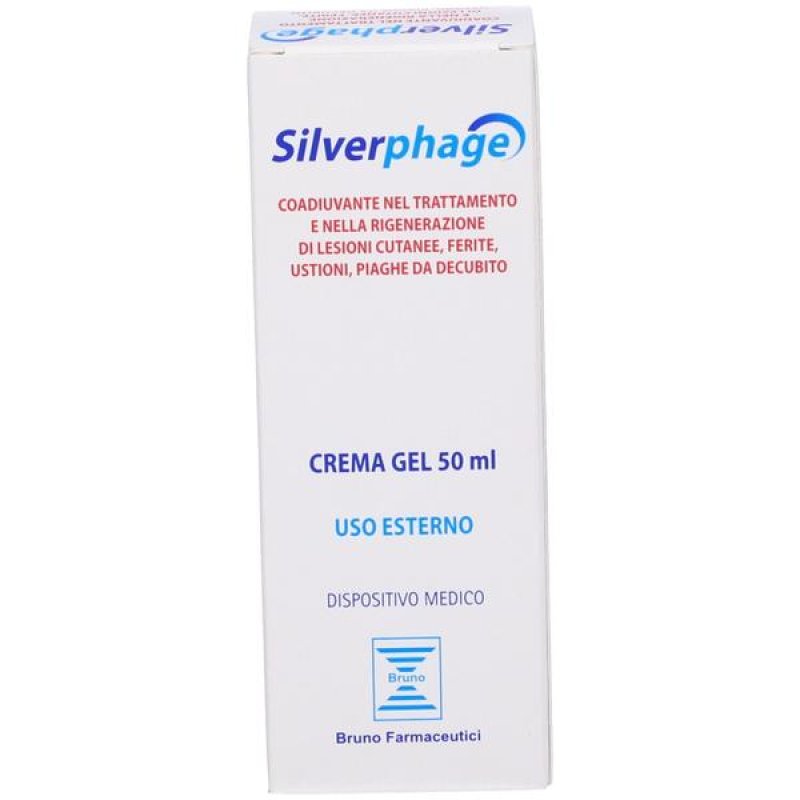 Silverphage Crema Gel 50 ml Lenitiva Riparatrice per Pelle Sensibile e Irritata Silverphage Crema Gel 50 ml Lenitiva Riparatrice per Pelle Sensibile e Irritata