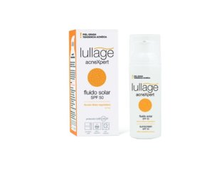 Lullage Fluido Solare SPF50 50 ml – solare viso pelle grassa e acneica ad alta protezione