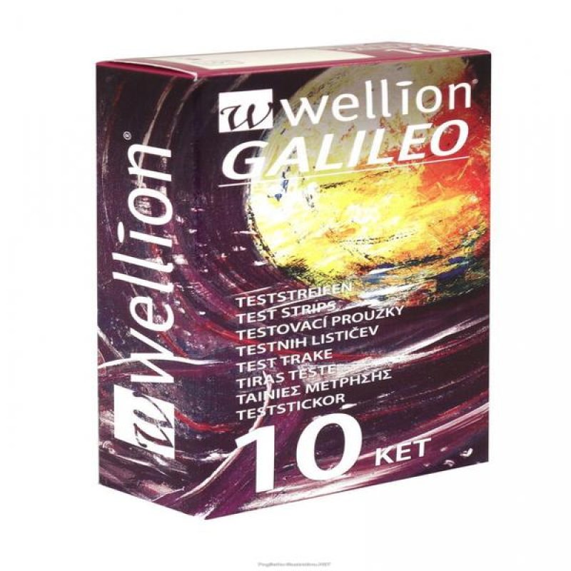 Wellion Galileo Strisce Reattive per Chetoni nel Sangue 10 Pezzi Compatibili con Misuratore Wellion Galileo Wellion Galileo Strisce Reattive per Chetoni nel Sangue 10 Pezzi Compatibili con Misuratore Wellion Galileo