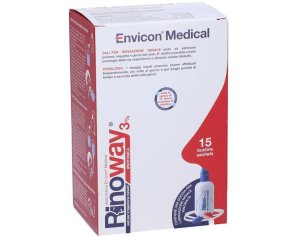 Rinoway doccia nasale + 15 sali ipertonici - kit doccia nasale con sali ipertonici