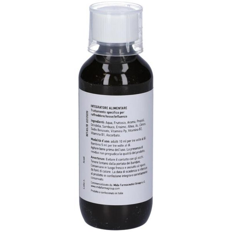Midatuss soluzione orale 200 ml - sciroppo sedativo per la tosse