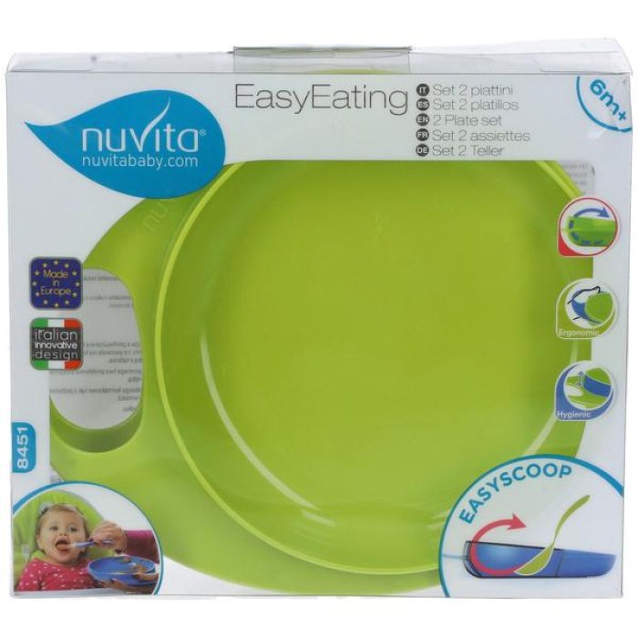 Anteprima Brands International Nuvita Ciotola Easy Eating Verde