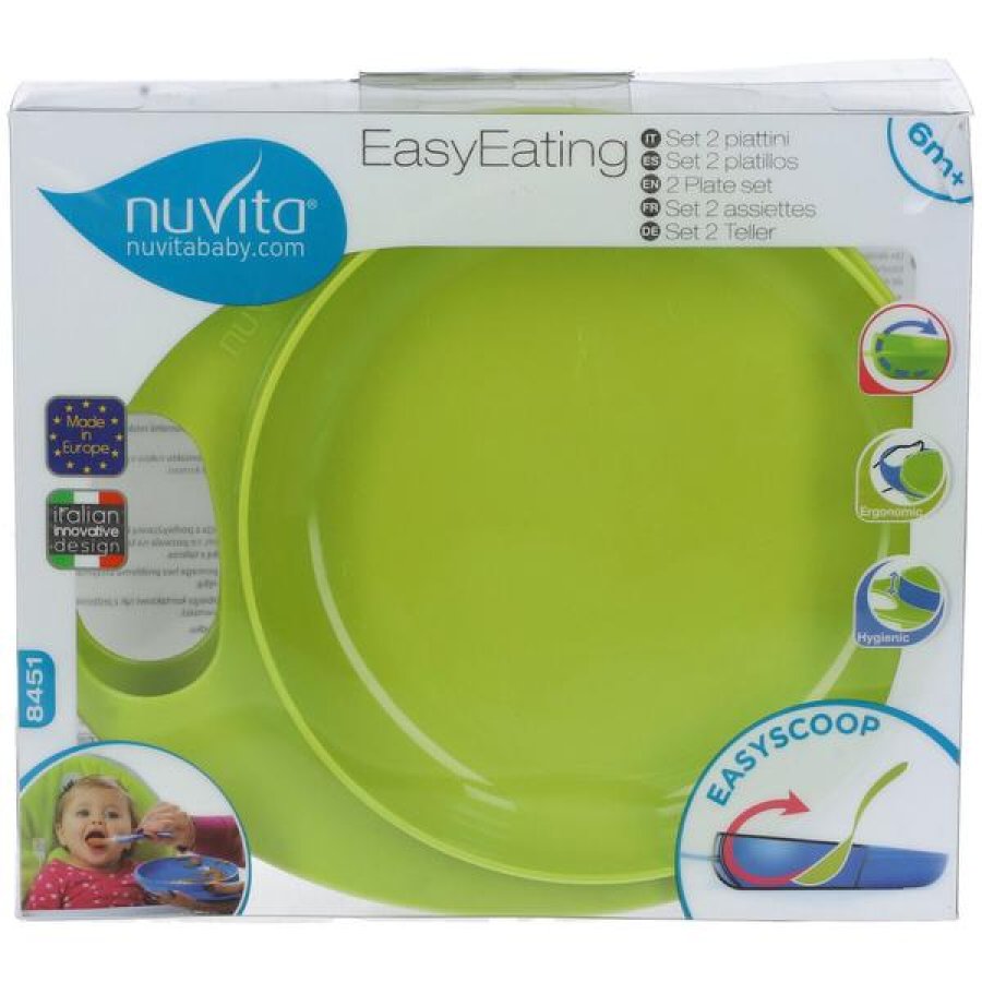 Anteprima Brands International Nuvita Ciotola Easy Eating Verde Anteprima Brands International Nuvita Ciotola Easy Eating Verde