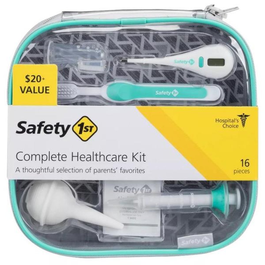Safety 1st Set Toilette Neonato – Kit Completo Cura e Igiene Bambino con Spazzola, Pettine e Accessori Safety 1st Set Toilette Neonato – Kit Completo Cura e Igiene Bambino con Spazzola, Pettine e Accessori